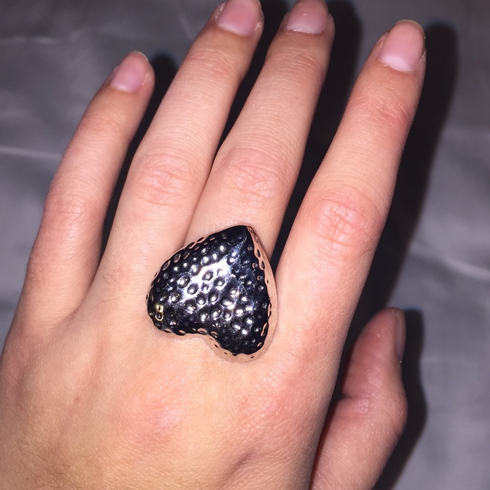 Lia Sophia Silver Heart Ring